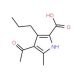 4-acetyl-5-methyl-3-propyl-1H-pyrrole-2-carboxylic acid - chemical structure image