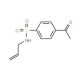 4-acetyl-N-allylbenzenesulfonamide - chemical structure image