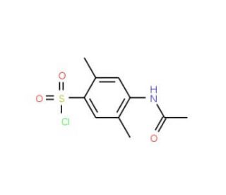 4-Acetylamino-2,5-dimethyl-benzenesulfonyl chloride (CAS 13632-08-1) - chemical structure image