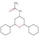 4-Acetylamino-2,6-dicyclohexyl-tetrahydropyrane (CAS 1007233-16-0) - chemical structure image