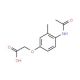 (4-Acetylamino-3-methyl-phenoxy)-acetic acid - chemical structure image