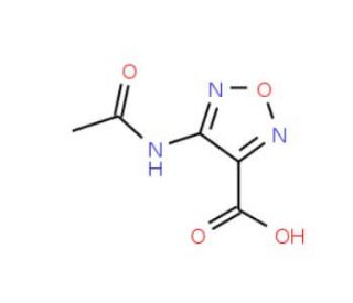 4-Acetylamino-furazan-3-carboxylic acid - chemical structure image