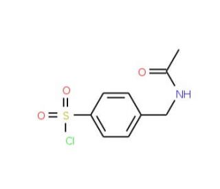 4-(Acetylamino-methyl)-benzenesulfonyl chloride (CAS 28073-51-0) - chemical structure image