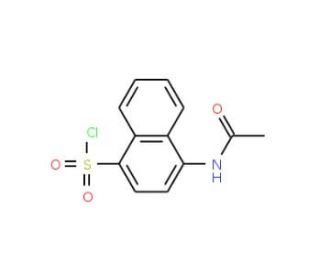 4-(acetylamino)naphthalene-1-sulfonyl chloride (CAS 5690-20-0) - chemical structure image