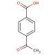 4-Acetylbenzoic acid (CAS 586-89-0) - chemical structure image