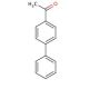 4-Acetylbiphenyl (CAS 92-91-1) - chemical structure image