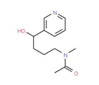 4-(Acetylmethylamino)-1-(3-pyridyl)-1-butanol (CAS 887352-16-1) - chemical structure image