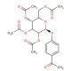 4-Acetylphenyl 2,3,4,6-Tetra-O-acetyl-β-D-glucopyranoside 的分子结构, CAS编号: 25876-45-3 4-Acetylphenyl 2,3,4,6-Tetra-O-acetyl-β-D-glucopyranoside (CAS 25876-45-3) - chemical structure image