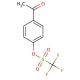 4-Acetylphenyl trifluoromethanesulfonate (CAS 109613-00-5) - chemical structure image