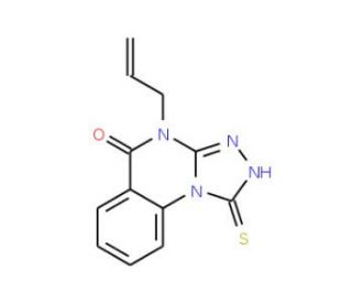 4-Allyl-1-mercapto-4H-[1,2,4]triazolo[4,3-a]quinazolin-5-one - chemical structure image