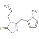 4-Allyl-5-[(1-methyl-1H-pyrrol-2-yl)methyl]-4H-1,2,4-triazole-3-thiol - chemical structure image