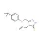 4-Allyl-5-[(4-tert-butylphenoxy)methyl]-4H-1,2,4-triazole-3-thiol - chemical structure image