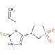 4-allyl-5-(1,1-dioxidotetrahydrothien-3-yl)-4H-1,2,4-triazole-3-thiol - chemical structure image