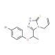 4-Allyl-5-[1-(4-bromophenoxy)ethyl]-4H-1,2,4-triazole-3-thiol - chemical structure image