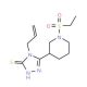 4-Allyl-5-[1-(ethylsulfonyl)piperidin-3-yl]-4H-1,2,4-triazole-3-thiol - chemical structure image