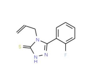 4-Allyl-5-(2-fluoro-phenyl)-4H-[1,2,4]triazole-3-thiol - chemical structure image