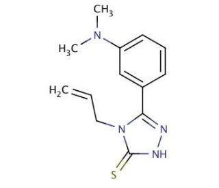 4-Allyl-5-[3-(dimethylamino)phenyl]-4H-1,2,4-triazole-3-thiol - chemical structure image