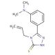 4-Allyl-5-[3-(dimethylamino)phenyl]-4H-1,2,4-triazole-3-thiol - chemical structure image