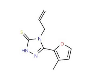 4-Allyl-5-(3-methyl-furan-2-yl)-4H-[1,2,4]triazole-3-thiol - chemical structure image