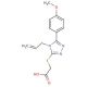 [4-Allyl-5-(4-methoxy-phenyl)-4H-[1,2,4]triazol-3-ylsulfanyl]-acetic acid - chemical structure image