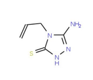 4-allyl-5-amino-4H-1,2,4-triazole-3-thiol - chemical structure image