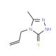 4-Allyl-5-methyl-4H-1,2,4-triazole-3-thiol - chemical structure image