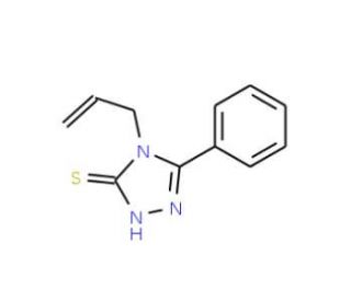 4-Allyl-5-phenyl-4H-[1,2,4]triazole-3-thiol (CAS 23714-53-6) - chemical structure image