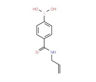4-Allylaminocarbonylphenylboronic acid (CAS 850568-20-6) - chemical structure image