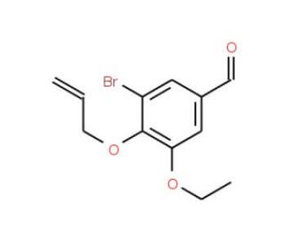 4-(allyloxy)-3-bromo-5-ethoxybenzaldehyde - chemical structure image