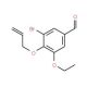4-(allyloxy)-3-bromo-5-ethoxybenzaldehyde - chemical structure image