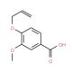 4-(allyloxy)-3-methoxybenzoic acid (CAS 22280-97-3) - chemical structure image