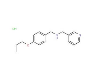 (4-Allyloxy-benzyl)-pyridin-3-ylmethyl-aminehydrochloride - chemical structure image