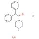 4-(alpha, alpha diphenyl) Piperidine methanol hydrochloride monohydrate (CAS 887589-04-0) - chemical structure image