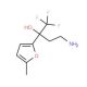 4-amino-1,1,1-trifluoro-2-(5-methyl-2-furyl)butan-2-ol - chemical structure image