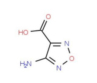 4-Amino-1,2,5-oxadiazole-3-carboxylic acid (CAS 78350-50-2) - chemical structure image