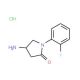 4-Amino-1-(2-fluoro-phenyl)-pyrrolidin-2-onehydrochloride - chemical structure image