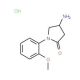 4-Amino-1-(2-methoxy-phenyl)-pyrrolidin-2-onehydrochloride - chemical structure image