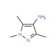 4-Amino-1,3,5-trimethyl-1H-pyrazole (CAS 28466-21-9) - chemical structure image
