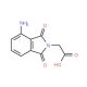 (4-Amino-1,3-dioxo-1,3-dihydro-isoindol-2-yl)-acetic acid - chemical structure image