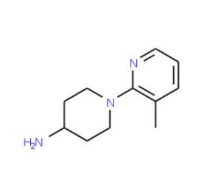 4-Amino-1-(3-methyl-2-pyridyl)piperidine (CAS 902837-09-6) - chemical structure image