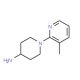 4-Amino-1-(3-methyl-2-pyridyl)piperidine (CAS 902837-09-6) - chemical structure image