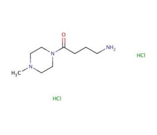 4-amino-1-(4-methylpiperazin-1-yl)butan-1-one dihydrochloride - chemical structure image