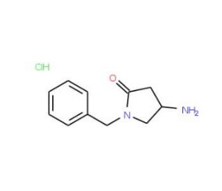 4-amino-1-benzylpyrrolidin-2-one hydrochloride - chemical structure image