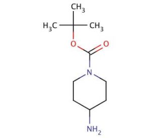 4-Amino-1-Boc-piperidine (CAS 87120-72-7) - chemical structure image