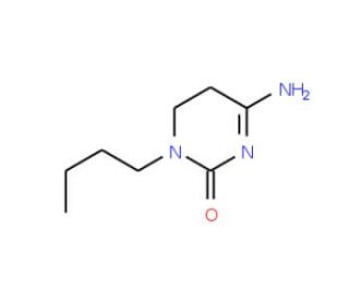 4-amino-1-butyl-5,6-dihydropyrimidin-2(1H)-one (CAS 877-54-3) - chemical structure image