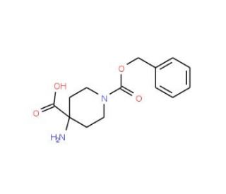 4-Amino-1-Cbz-piperidine-4-carboxylic acid (CAS 115655-41-9) - chemical structure image