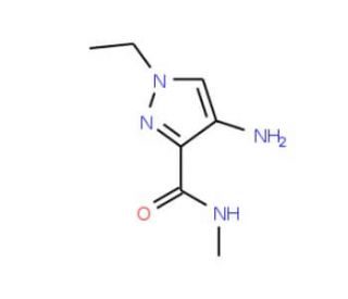 4-Amino-1-ethyl-1H-pyrazole-3-carboxylic acid methylamide - chemical structure image