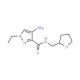 4-Amino-1-ethyl-1H-pyrazole-3-carboxylic acid (tetrahydro-furan-2-ylmethyl)-amide - chemical structure image
