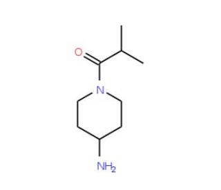 4-Amino-1-isobutyrylpiperidine (CAS 172478-05-6) - chemical structure image