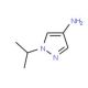 4-amino-1-isopropyl-1H-pyrazole (CAS 97421-16-4) - chemical structure image